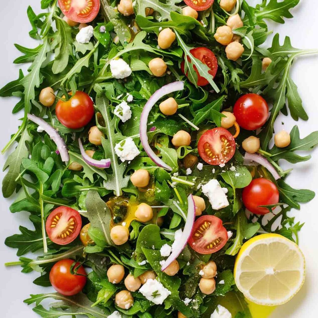 Kitchen kitc_Arugula & Chickpea Salad: Fresh Flavor