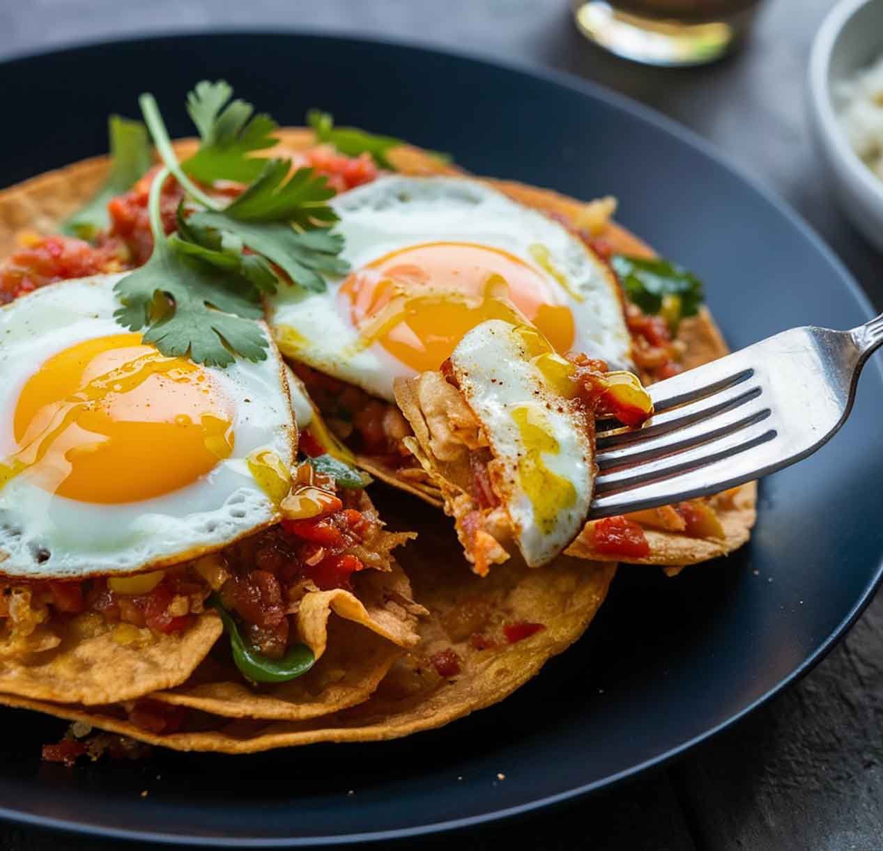 Fried Egg & Breakfast Tostadas