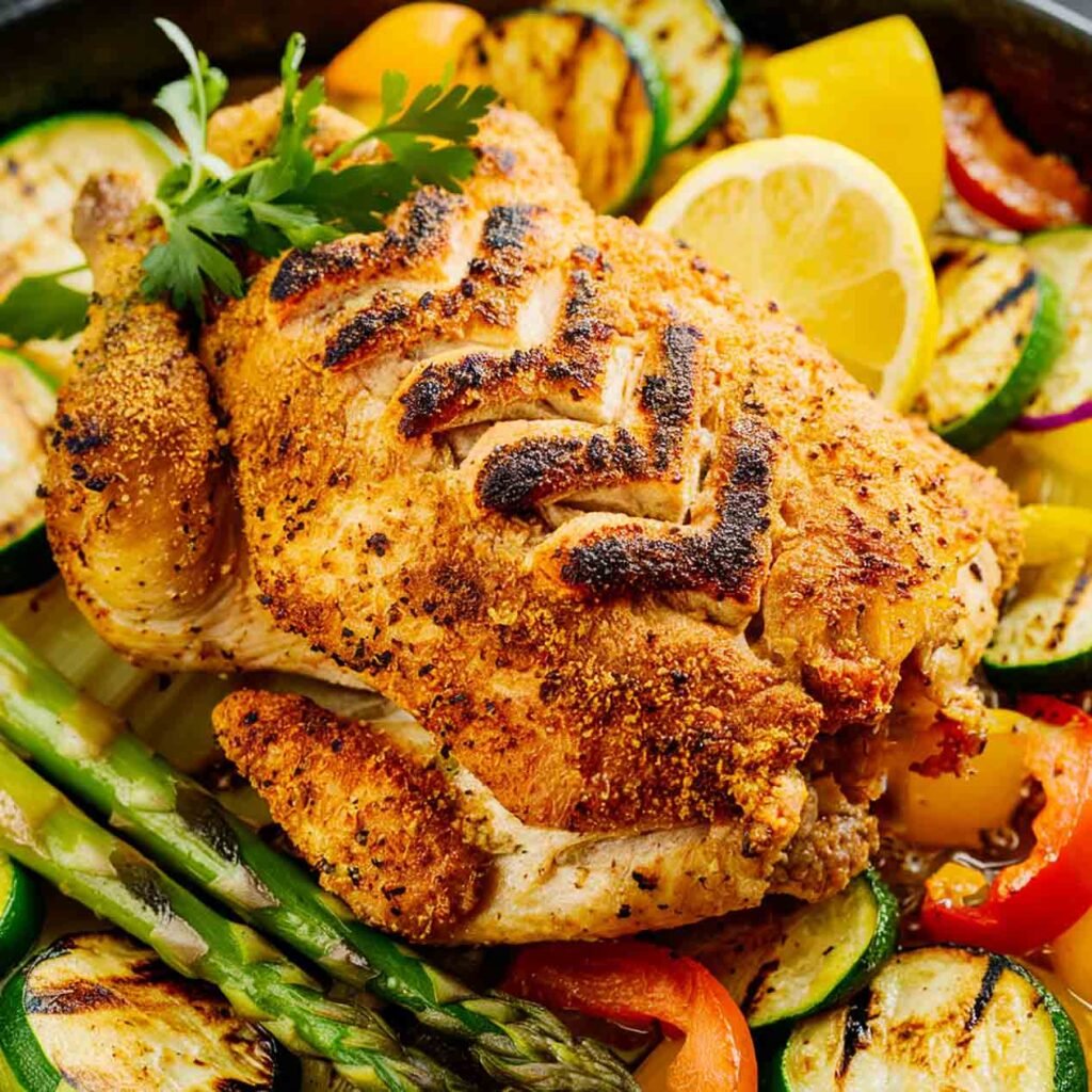 Zesty Lemon Chicken & Grilled Veggi