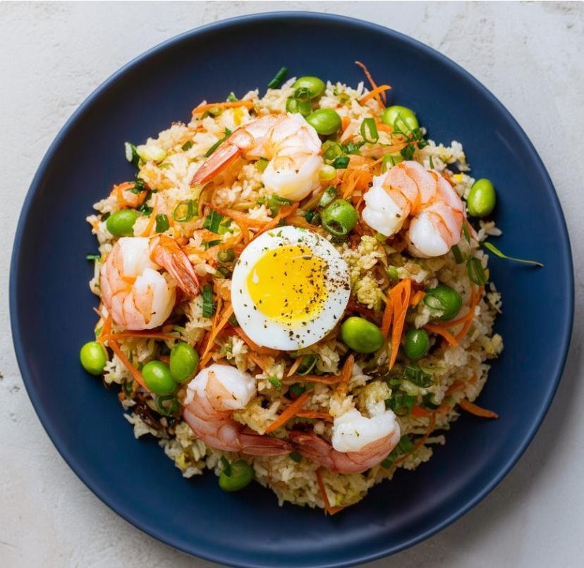 Cauliflower-fried rice-with shrimp