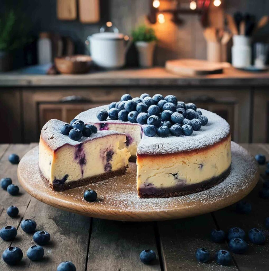 Kitchen kitc_Homemade Blueberry Cheesecake