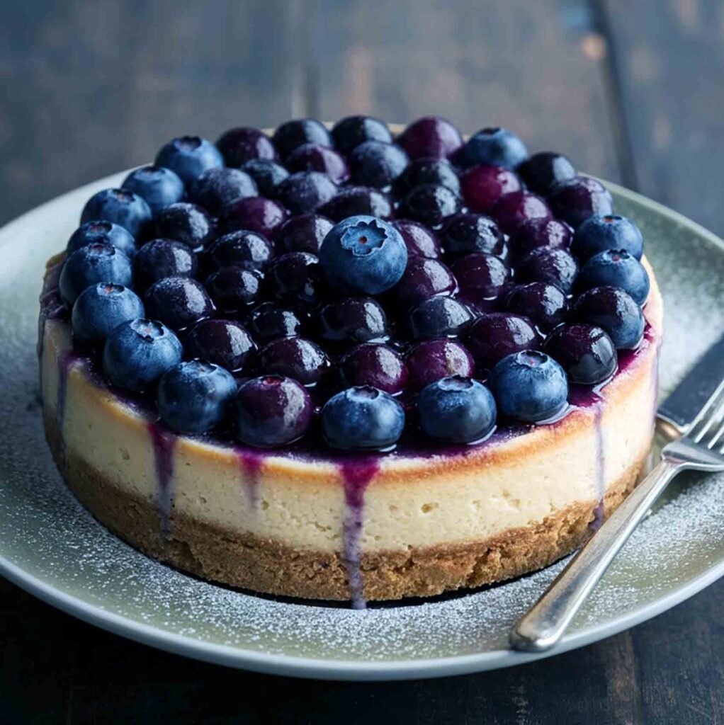 Kitchen kitc_Homemade Blueberry Cheesecake