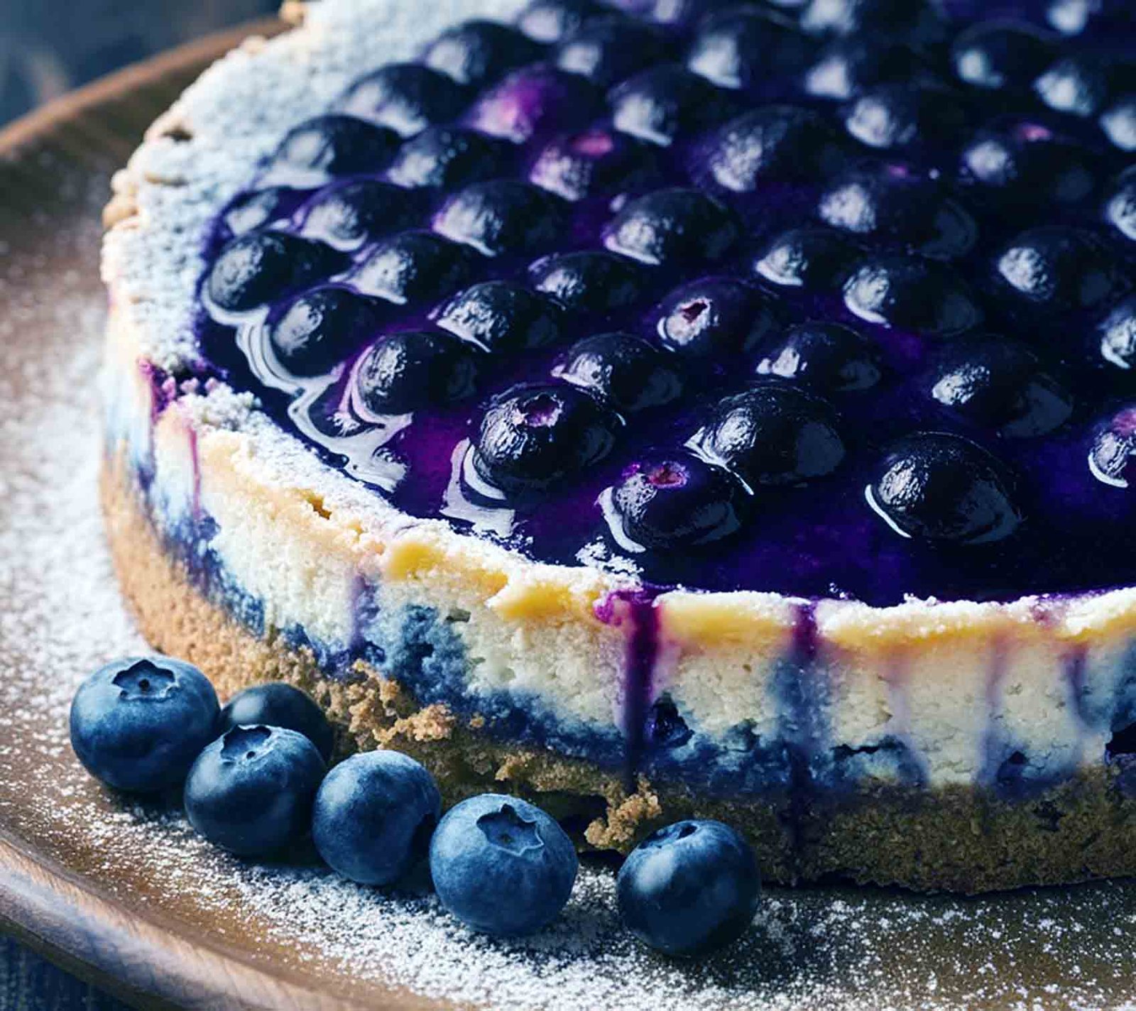 Kitchen kitc_Homemade Blueberry Cheesecake